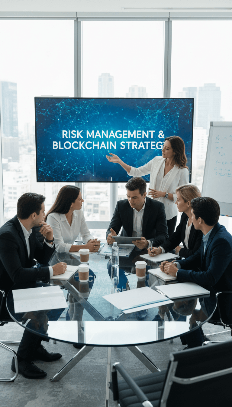 RONIN team reviewing blockchain security and risk protocols