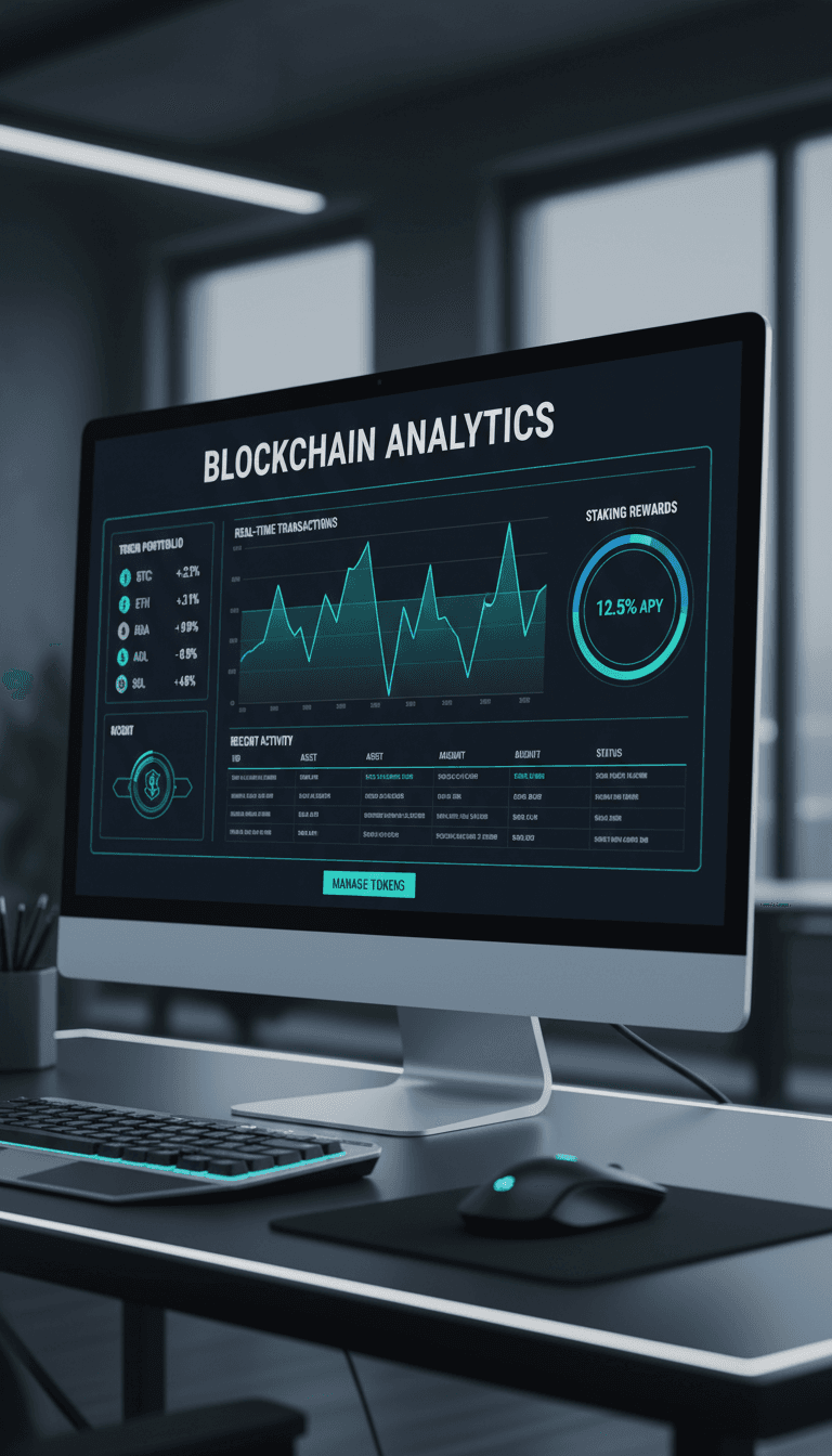 RONIN merchant dashboard showing real-time token analytics and loyalty portal