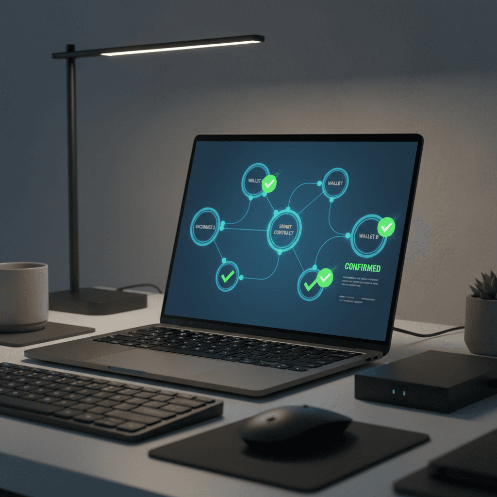 Real-time blockchain settlement interface