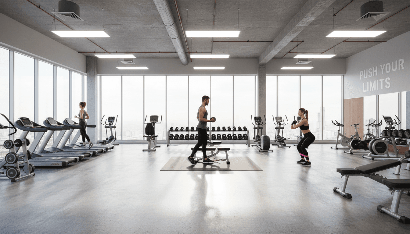 Gym staff rewarding customer loyalty with RONET tokens